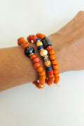 Tangerine Bracelet Stack | Set of 3