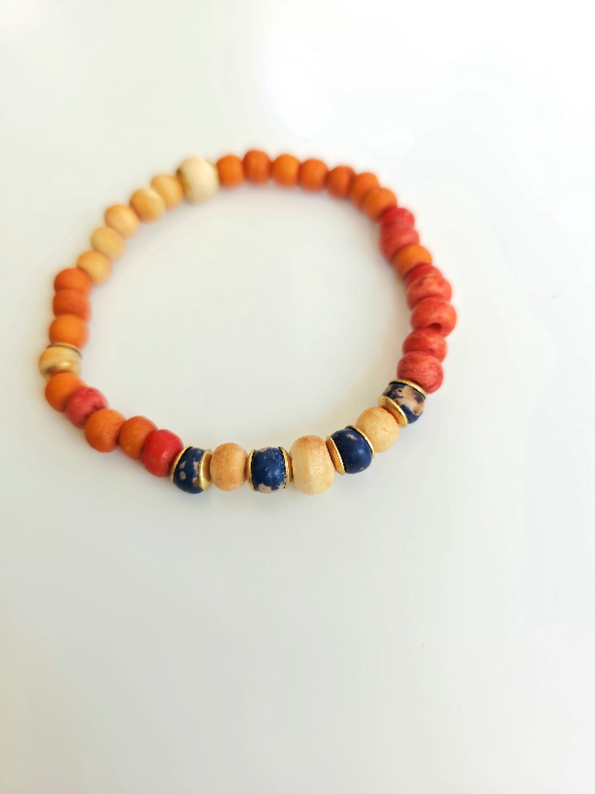 Tangerine Bracelet Stack | Set of 3