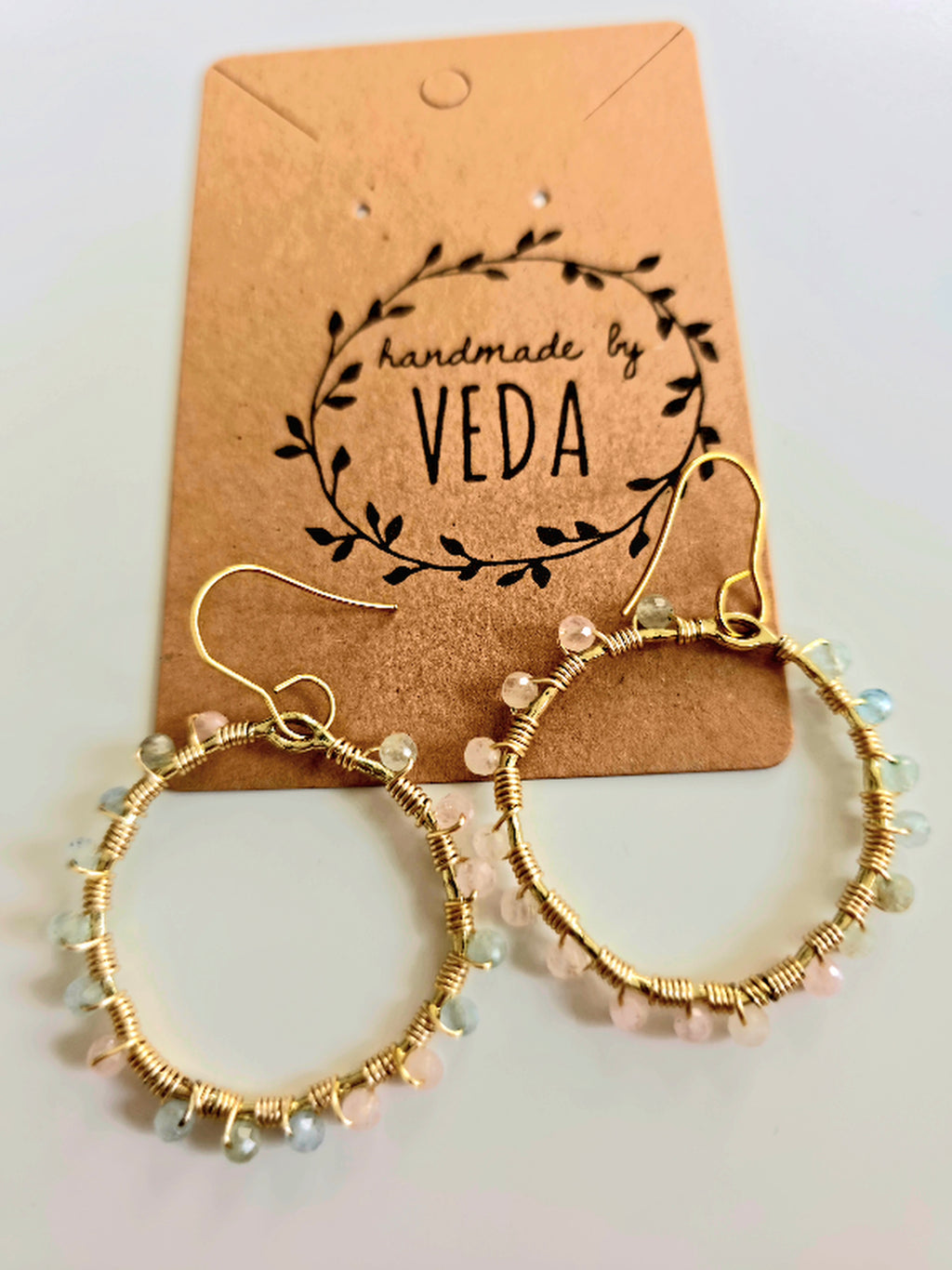 Alabaster Meadow Hoops