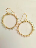 Alabaster Meadow Hoops
