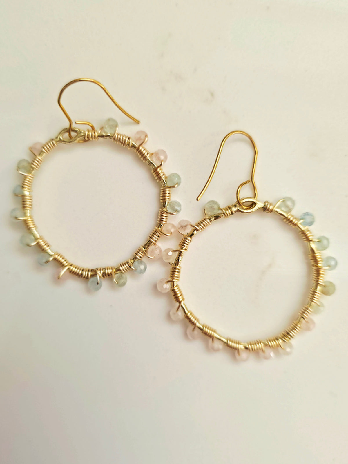 Alabaster Meadow Hoops