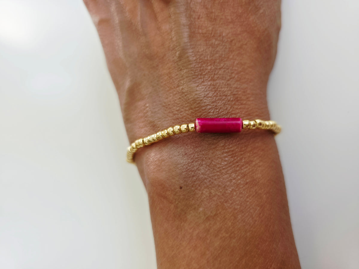 10-Piece Gold Seed Bracelet Collection