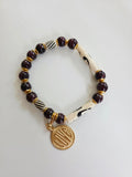 Garnet Love Charm Bracelet