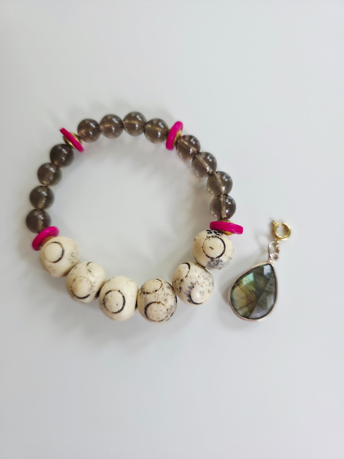 Labradorite Charm Bracelet