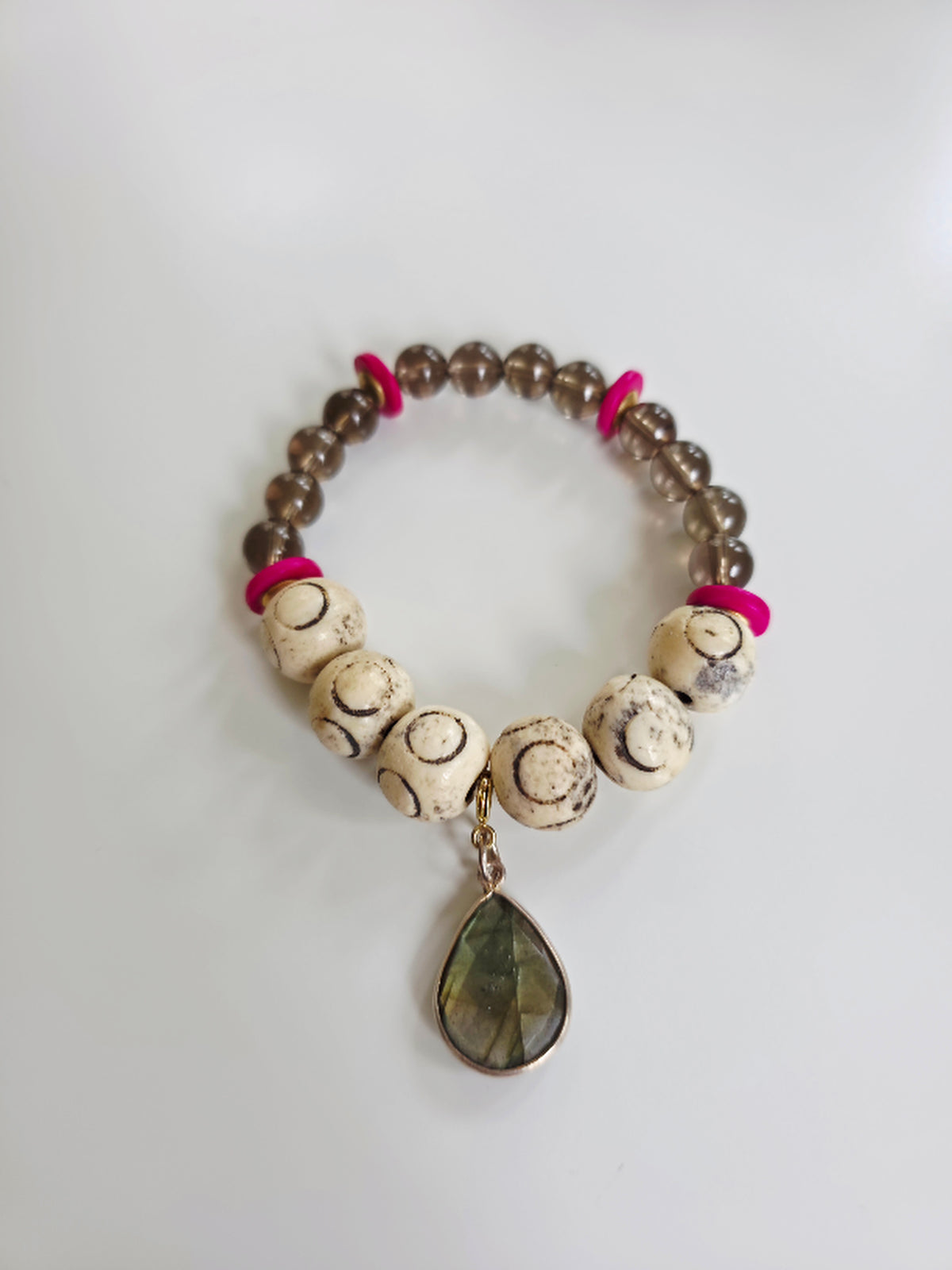 Labradorite Charm Bracelet