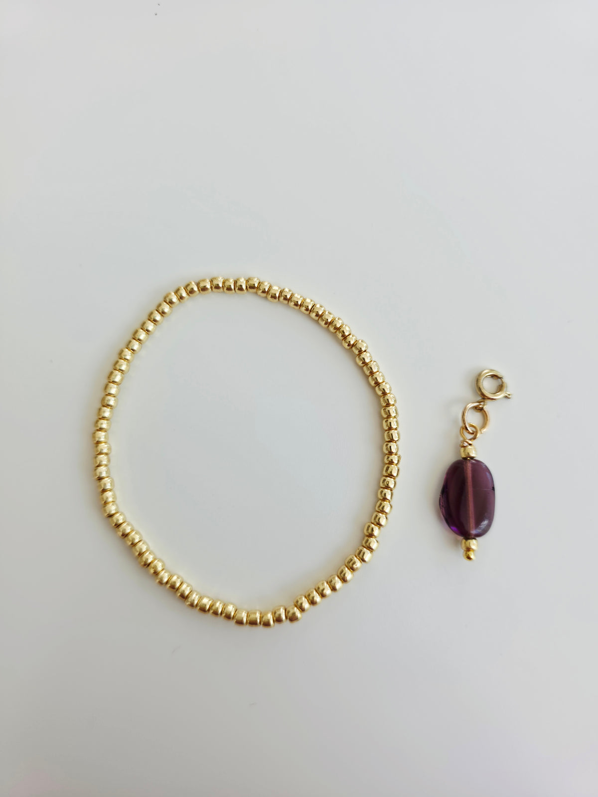 10-Piece Gold Seed Bracelet Collection