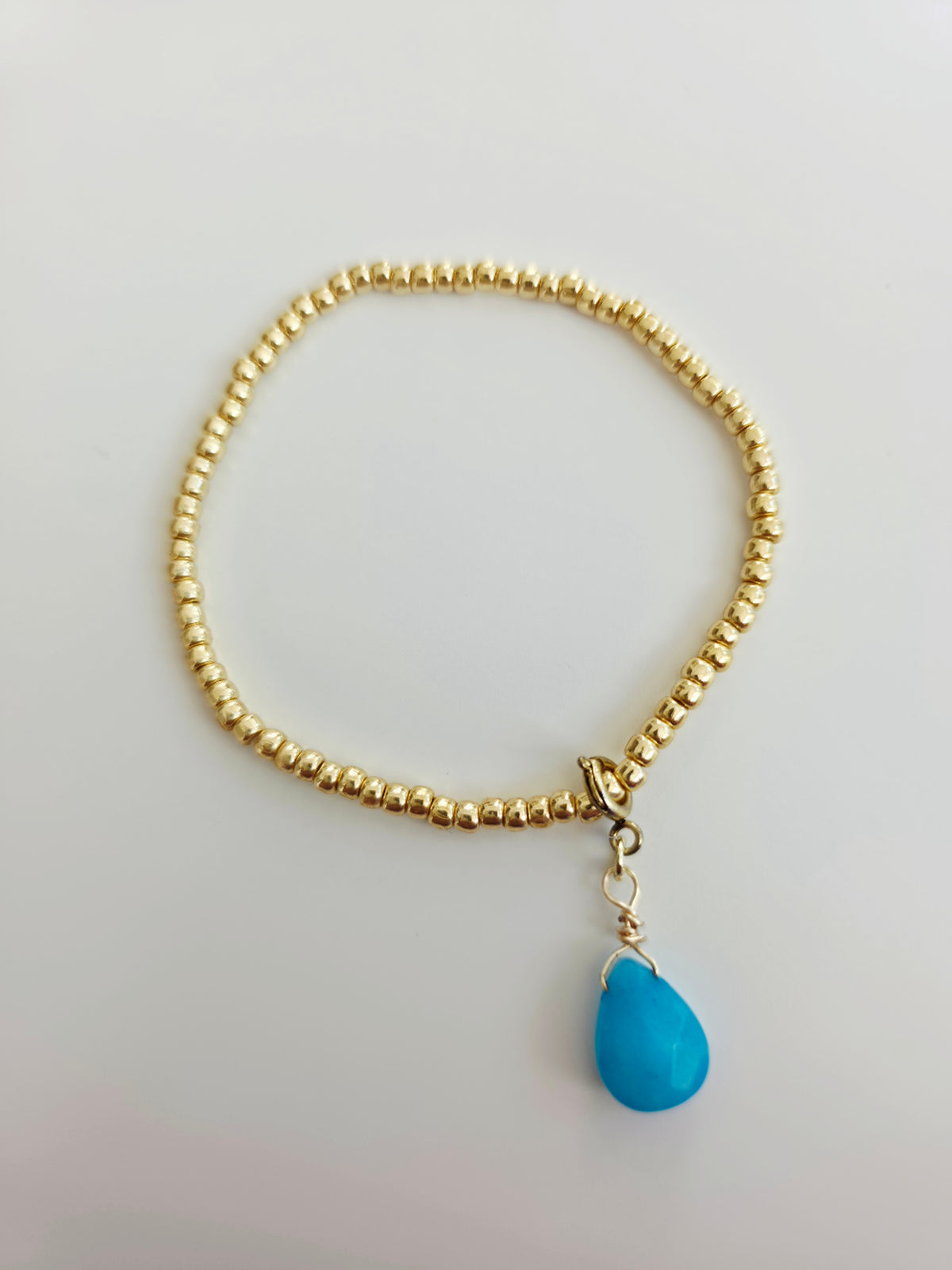 10-Piece Gold Seed Bracelet Collection